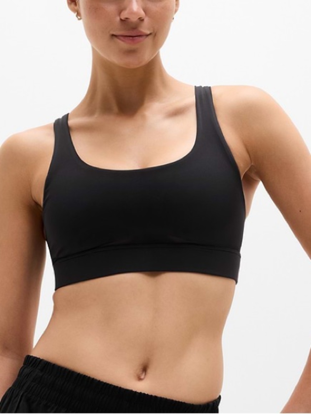 Insider Black Racerback Sports Bra - Supportive Everyday Fit. M. NWT.
